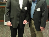 Mike and Alan looking dapper
