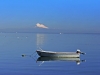 Jamestown Beach with mountains