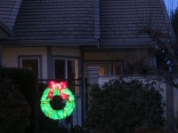 Christmas 2020 lighted wreath