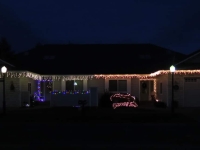 Christmas lights 2020 border dark